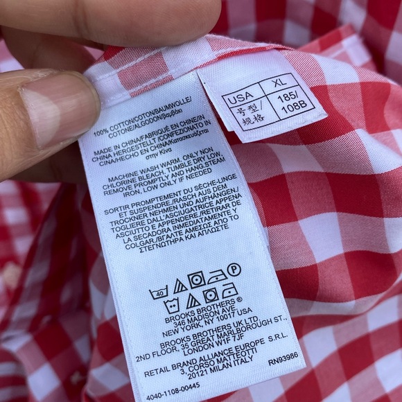 Brooks Brothers Red Checkered Shirt - Picture 5 of 10